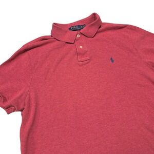 Polo‎ Ralph Lauren Polo Shirt Classic Fit Casual Everyday Top XL Pink/Red